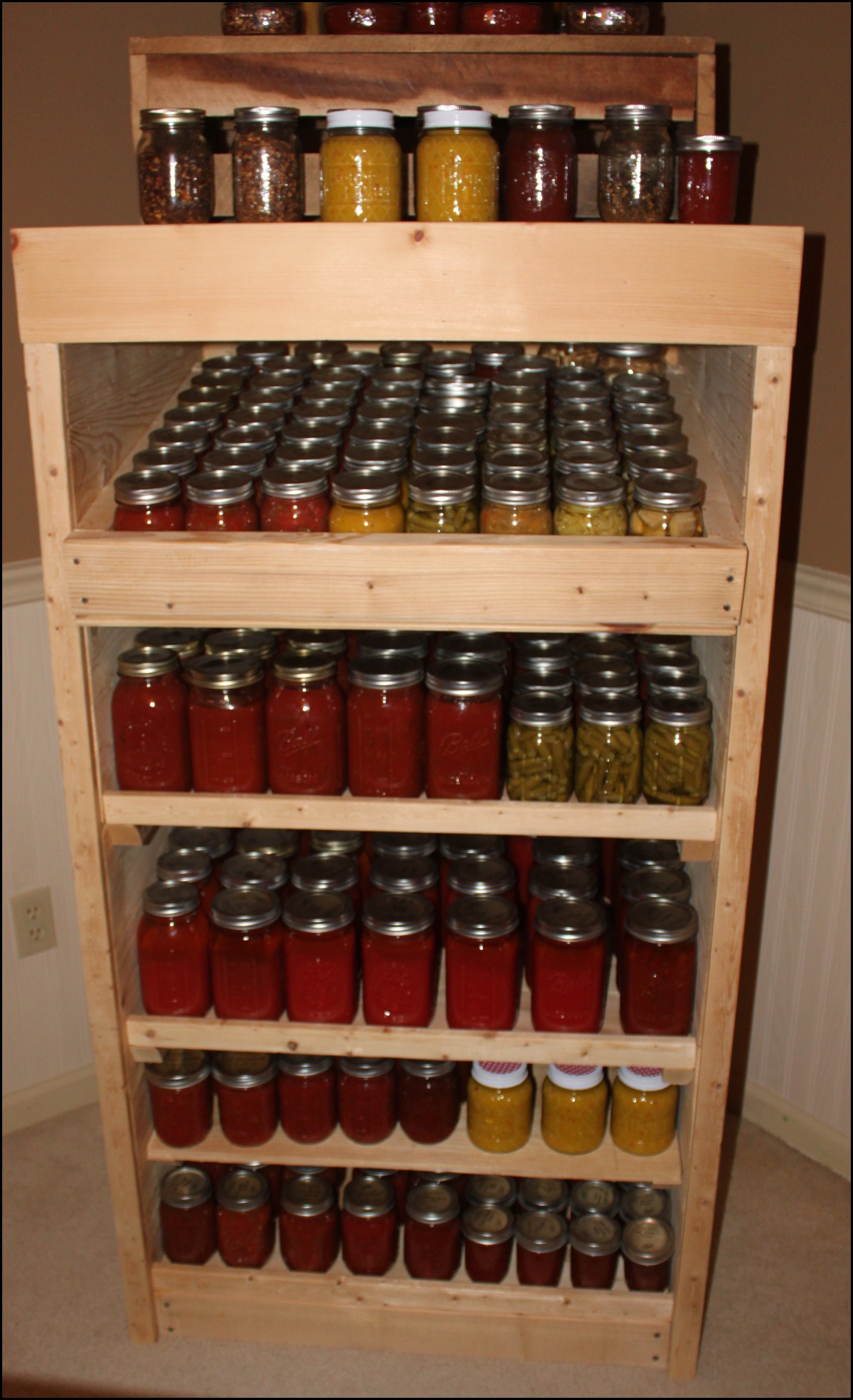  Pallets to Build A Canning Pantry Cupboard - Old World Garden Farms