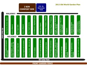 The 2011 Garden plan