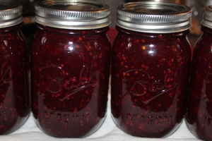This recipe will make 4 pints of all natural blackberry jam.