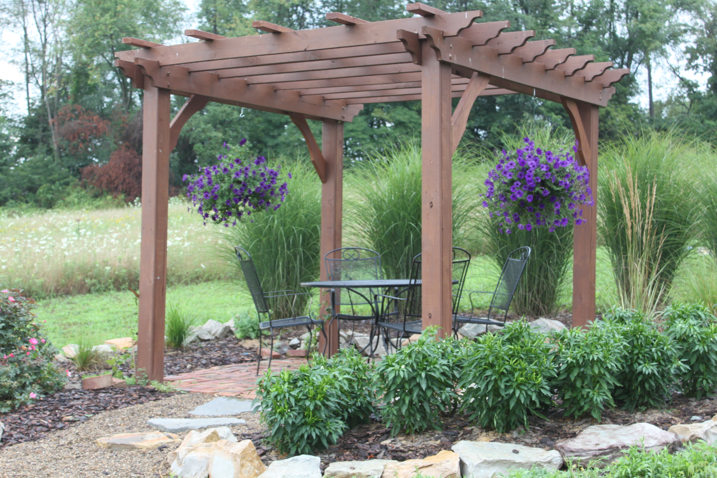 The very first pergola we ever built.