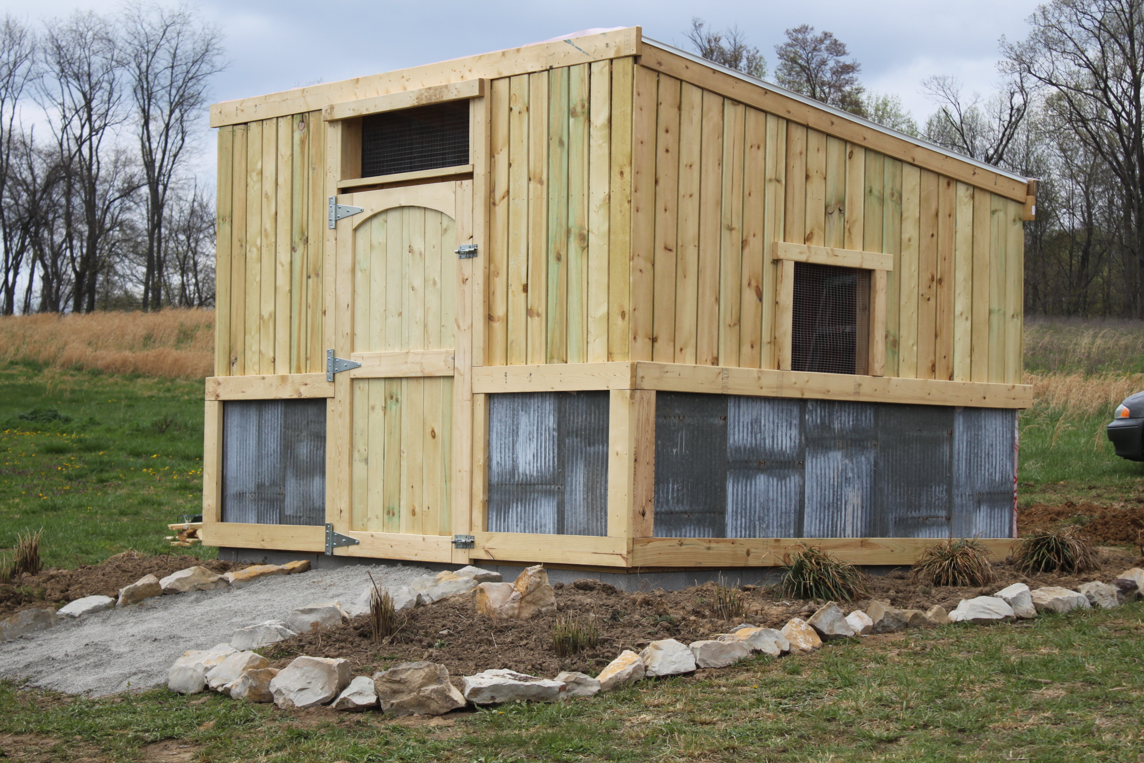 The New Chicken Coop Is Completed – Building Security For Our ...