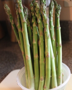There is nothing like fresh picked asparagus from the garden!