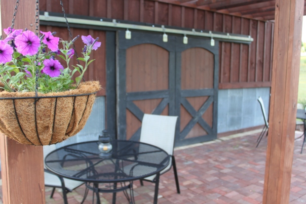 One of our favorite spots - the barn patio
