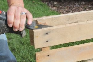 Be sure to check our our post on How To Quickly Disassemble Pallets to get you started!