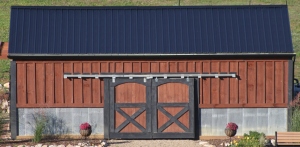  We wanted a house that would blend in and match our recycled barn