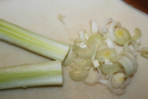 Make sure to rinse each layer of the leek to remove any dirt or sand. 